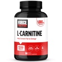 FACTEUR DE FORCE Supplément L-Carnitine, L Tartrate de carnitine 1000mg Capsules pour convertir la graisse en énergie, soutenir la récupération musculaire, et stimuler la performance de l'exercice, végétalien, non-OGM, 90 comprimés