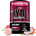 PROSUPPES M. Hyde Nightmare Pre Workout Powder with Caffeine & Beta Alanine - Preworkout for Intense Energy, Mental Focus & Performance - Suppléments Gym & Fitness (Dragon Fruit, 30 portions)
