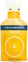 Transcend Foods Gel d'orange (1,1 oz, paquet de 24) Gel de glucides à action rapide Arôme d'orange – sans caféine, sans gluten