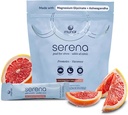 Munar Serena Magnesium Drink Mix, Blood Orange, Magnésium Glycinate et Supplément Ashwagandha, L Theanine – Soutien Calme, Soulagement du Stress, Mood Boost et Aide au sommeil – 20 Packs de bâtons sur le pouce