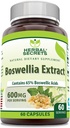 Secrets à base de plantes Boswellia Serrat Extract Supplement: 65% Acides boswelliques: 600 Mg par service: 60 capsules: 60 capsules: 60 sans OGM: