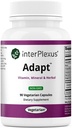 InterPlexus Adapt - Supplément adrénal à la vitamine, aux minéraux et aux plantes - Sans gluten, sans lait, sans soja - 90 capsules (90 portions)