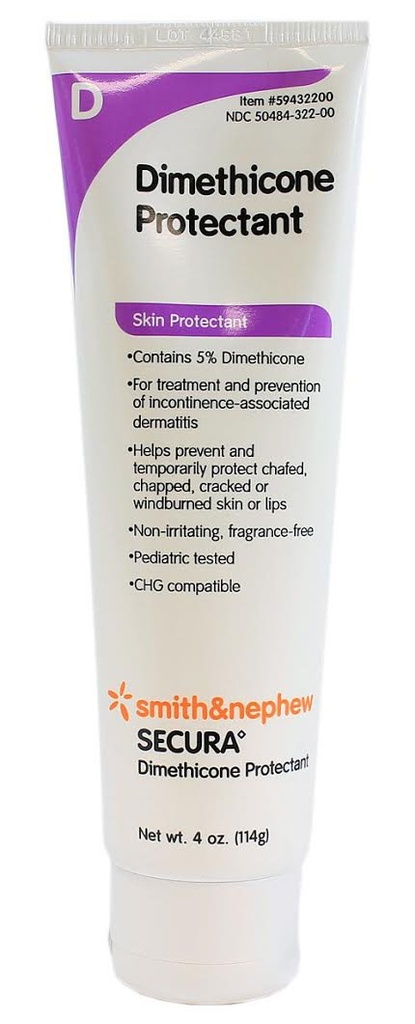 Smith et Nephew Secura Diméthicone Protège Tube 4oz 59432200 par Smith & Nephew