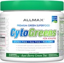 ALLMAX Nutrition - Cytogreens Super Greens Poudre, infusée de spiruline, d'épinard et d'orge, soutient la santé immunitaire et la fonction digestive, Vegan Friendly, 125 Grams