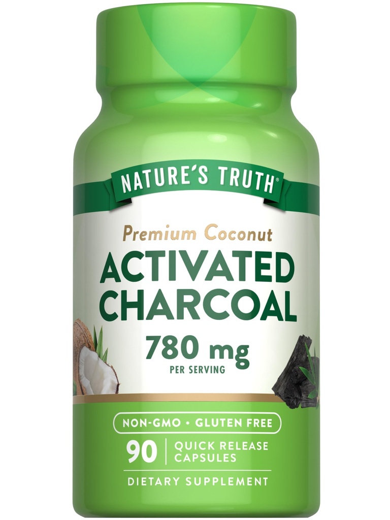 La vérité de la nature a activé les capsules de charbon de bois