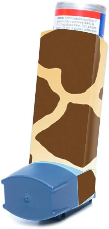 MightySkins Skin pour Ventolin HFA Asthma Inhaler - Giraffe , Protection, Durable et Unique Enveloppe de Decal Vinyle , Facile à appliquer, supprimer et changer Styles , Fabriqué aux États-Unis
