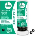 SHO Balance 100 Billion CFU Prebiotics and Probiotics Including Lactobacillus Casei for Digestive Health, Shelf-Stable Vegan Probiotics for Men and Women – 60 Pills Refill Bottle