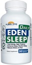 Le sommeil quotidien d'Eden [nouvelle formule sans GABA] – l'Asleep d'automne plus rapide, détendre votre corps, promouvoir un sommeil profond et reposant (30 capsules véganes)