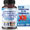 Coenzyme Q-10 Red Yeast Riz Quercetin Malate de magnésium, Glycinat, Citrate - Fabriqué aux États-Unis