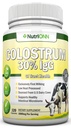 Colostrum - 1000mg - 120 Capsules - 30% IgG - Produits laitiers non-OGM US - Premier colostrum bovin laitant - traité à faible chaleur - Excellent pour la santé des IG Tract - Soutien immunitaire - Santé des os et des muscles