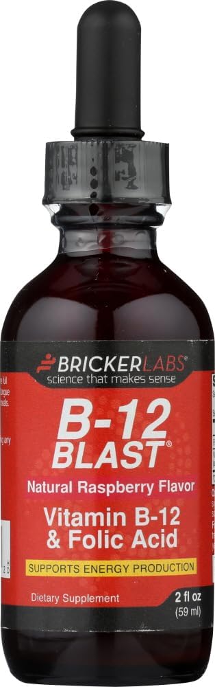 StarSun Depot Bricker Labs B-12 Blast, framboise - 2 Oz (paquet de 1) Image May Vary