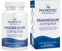 Nordic Naturals Magnésium Complex - 90 Capsules - 225 mg Magnésium, 1,9 mg Fer - Santé du cerveau et du coeur, humeur, énergie et relaxation musculaire - Non-OGM, végétalien - 30 portions