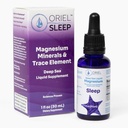 Oriel Liquid Magnésium gouttes pour le sommeil, Absorption rapide, Magnésium d'ion libre, Minéraux et 78 éléments traces, soutient le sommeil naturel et profond, relaxation et calme, 30 ml, 30 jours d'approvisionnement