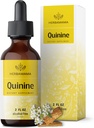 HERBAMAMA gouttes de quinine pour les crampes de jambe - Vegan Cinchona Crampe Teinture de l'écorce - Non-OGM, alcool et sans sucre pur supplément de quinine liquide, 42 jours d'approvisionnement