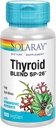 SOLARAY Mélange de thyroïde SP-26.00 Mélange de plantes avec/Cell Salt Nutriments pour aider à soutenir la fonction de thyroïde saine.