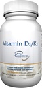 ZYCAL supplément de vitamine D3/K2 (60 capsules), améliorer votre santé osseuse et articulaire, le soutien des os supérieur, promouvoir la fonction saine, stimuler votre système immunitaire, non-OGM, sans gluten