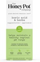 The Honey Pot Company 7 jours Acide borique et les plantes Suppositoires - maintient et équilibre pH vaginal sain, gère l'odorat, les hydrates et l'humidité - Gynécologue testé
