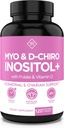 Optify Myo-Inositol & D-Chiro Inositol Supplément pour les femmes – Rapport 40:1 Plus Folate et vitamine D – Soutenir l'équilibre hormonal sain, les cycles réguliers et la santé ovarienne – 30 jours d'approvisionnement