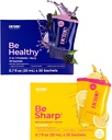 BeMe BeHealthy & BeSharp Bundle - Probiotiques liquides et suppléments liquides Oméga-3