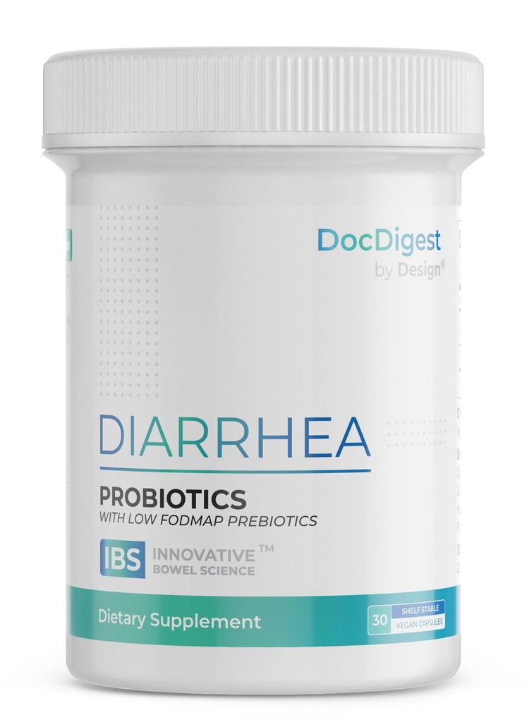 IBS Anti Diarrhée Probiotique pour le soulagement de la diarrhée et IBS-D - Pills antidiarrhéiques cliniques pour le confort à long terme - Diarrhée Médicaments pour adultes - Supplément spécialisé IBS et médecine