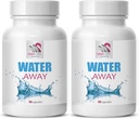Capsules diurétiques - WATER AWAY - bilan fluide, Support naturel, Supplément bilan hydrique, Supplément de soutien, Solution d'eau, Mélange diurétique naturel, Supplément de gestion de l'eau 2 Bot 120 Caps