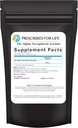 Poudre d'acétate de tocophérol prescrite pour la vie, solution d'eau alpha vitamine E, 700 UI gm poudre, végétalien, sans gluten, non OGM (2oz / 56g)