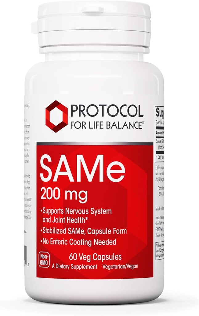 PROTOCOLE POUR LA BALANCE DE VIE Même 200mg - Soutien cérébral et supplément articulaire - 60 Veg Caps