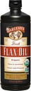 Barlean's Organic Flaxseed Oil Liquid, Cold Press Flax Seeds, 7,640mg ALA Omega 3 Supplément acide gras pour la santé articulaire et cardiaque et la digestion saine, 32 oz