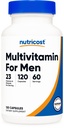 Nutricost Multivitamine pour Homme 120 Capsules - Vitamines et minéraux pour l'homme en santé