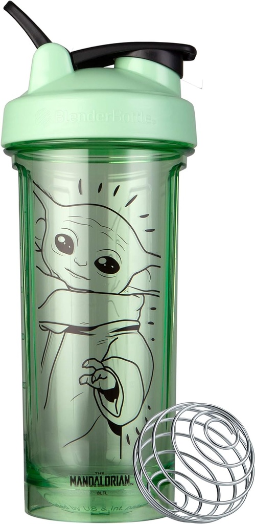 BlenderBottle Star Wars Shaker Bouteille Pro Série parfaite pour les shakes protéiques et préentraînement, 28-Ounce, l'enfant