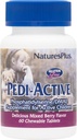 NaturesPlus Pedi-Active LECI-PS, DMAE Complex - 60 comprimés à croquer - Mélange d'arômes de baies - Supplément à croquer pour enfants, favorise la santé du cerveau, focus - végétarien, sans gluten - 30 portions