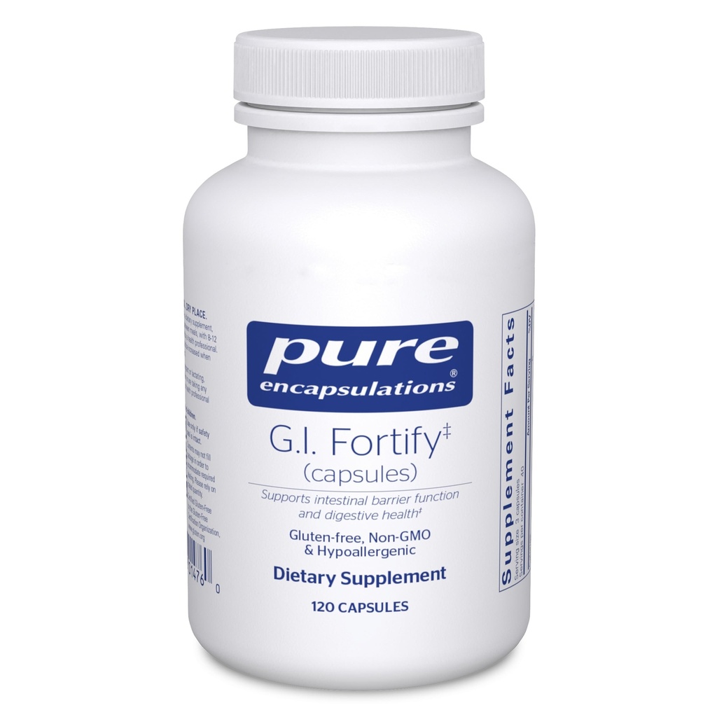 Pure Encapsulations G.I. Fortify (Capsules) | Supports G.I. Function, Motility and Detoxification | 120 Capsules