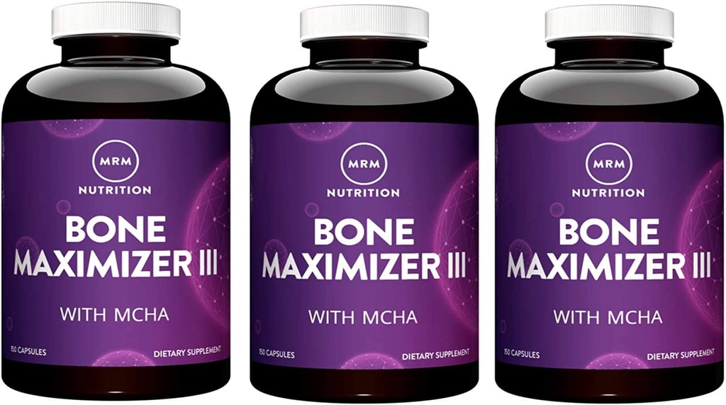 MRM Bone Maximizer III, 150 Capsules (Pack of 3)