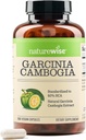 Garcinia Cambogia - Extrait de concentration de 60% HCA, support naturel pour les objectifs de poids et les niveaux d'énergie - végétalien, non-OGM, sans gluten - 180 capsules[2-6 mois d'approvisionnement]