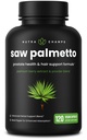 NutraChamps Saw Palmetto Supplément pour la santé de la prostate [Extra Strength] Complexe de 600mg avec extrait, poudre de baie et herbes - Soutienne la fréquence d'urine saine, 120 Capsules