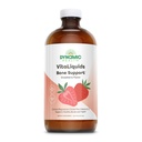 Support des os à vie, Citrate de calcium, Citrate de magnésium et vitamine D-3, Relaxation, Formule de soutien des os et des muscles, Absorption facile, faite sans lait et sans gluten, Arôme fraise, environ 32 portions, 16 FL OZ