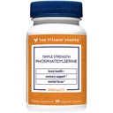The Vitamine Shoppe Triple Strength Phosphatidylsérine pour le soutien du cerveau, de la mémoire et de la concentration, une fois par jour - (30 capsules végétales)