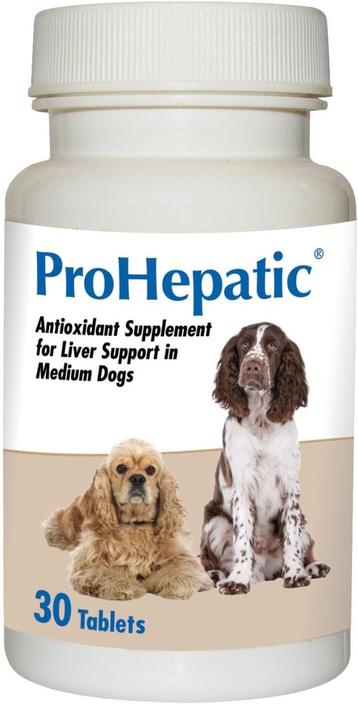 Prohepatic Liver Support Supplement for Medium Large Dogs (30 Tablets)