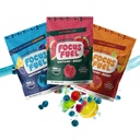 FocusFuel Energy Chews – Taille de l'essai Boîte d'échantillons de variétés (9 portions) – 100mg Caféine + Alpha GPC + L-Theanine + B12, Magnésium – Lémonade bleue à la fraise, pastèque, punch de fruits – Pas de crash ou de jitters