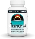 Source Naturals L-Tryptophane, pour l'humeur, la relaxation et le sommeil*, 500mg - 60 Capsules