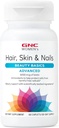 GNC femmes avancées cheveux, peau et ongles mélange quotidien multivitamine pour les femmes, cliniquement étudié soutien de beauté contenant biotine, acide hyaluronique, collagène, lutéine, 60 capsules