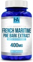 Capsules d'extraits d'écorce de pin Maritime française (en anglais seulement) Supplément d'extrait d'écorce de pin Maritime française avec BioPerine pour absoprtion améliorée Standardisée à 95% Proanthocyanidines (en anglais seulement)