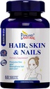 (5 Pack) Esmond Natural: Cheveux, peau et ongles (Promeuve la peau ferme, renforce les cheveux et les ongles), GMP, produit naturel Assn certifié, fabriqué aux États-Unis - 300 comprimés