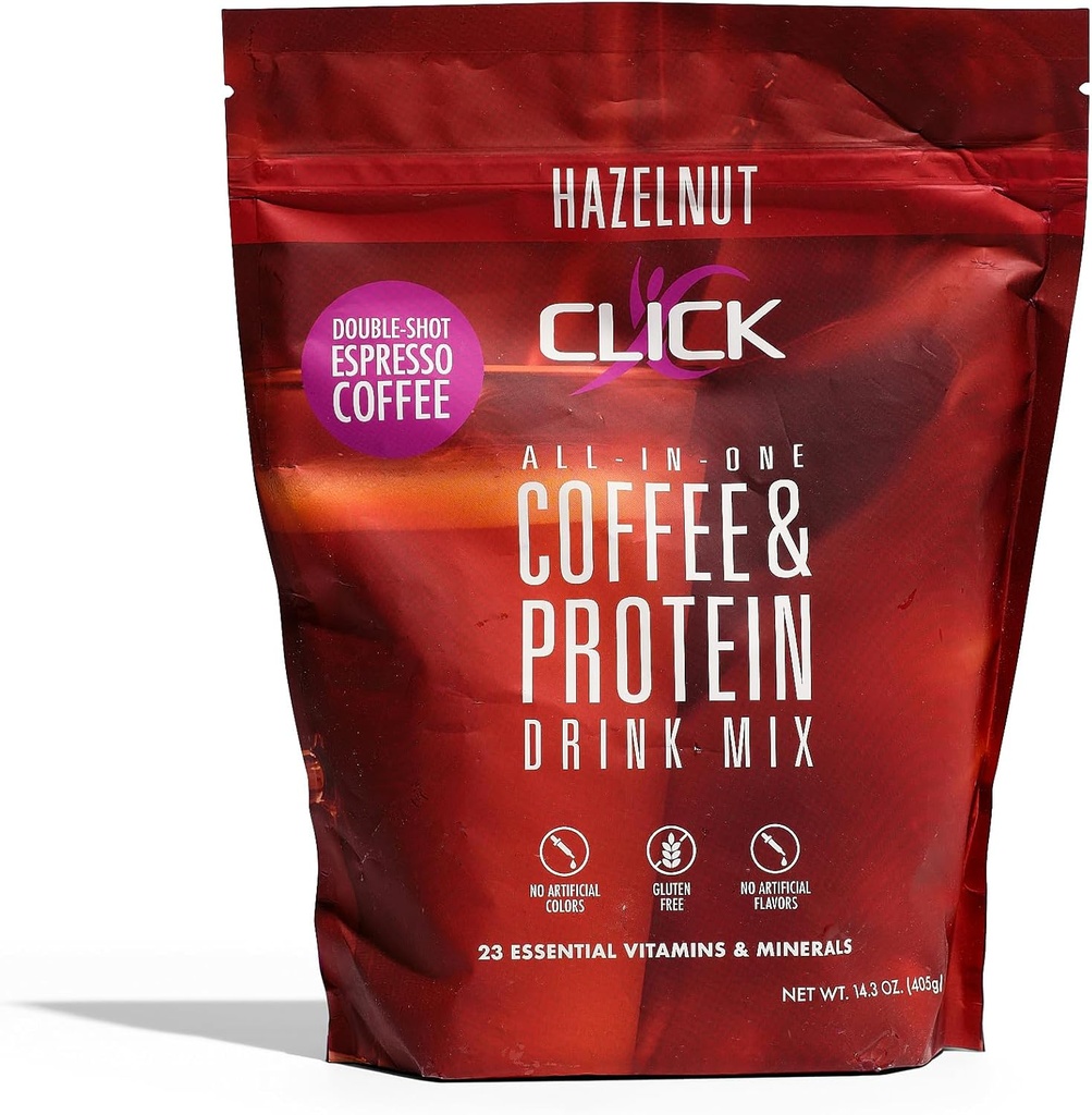 Cliquez sur Coffee Protéines Powder (en anglais) Double Shot Espresso (en anglais) 16g Protéines (en anglais) 23 Vitamines essentielles (en anglais) Remplacement des repas à faible teneur en calories (en anglais) 150mg Caféine (en anglais) Sans gluten (en anglais) Pas d'arôme ni de couleurs artificiels