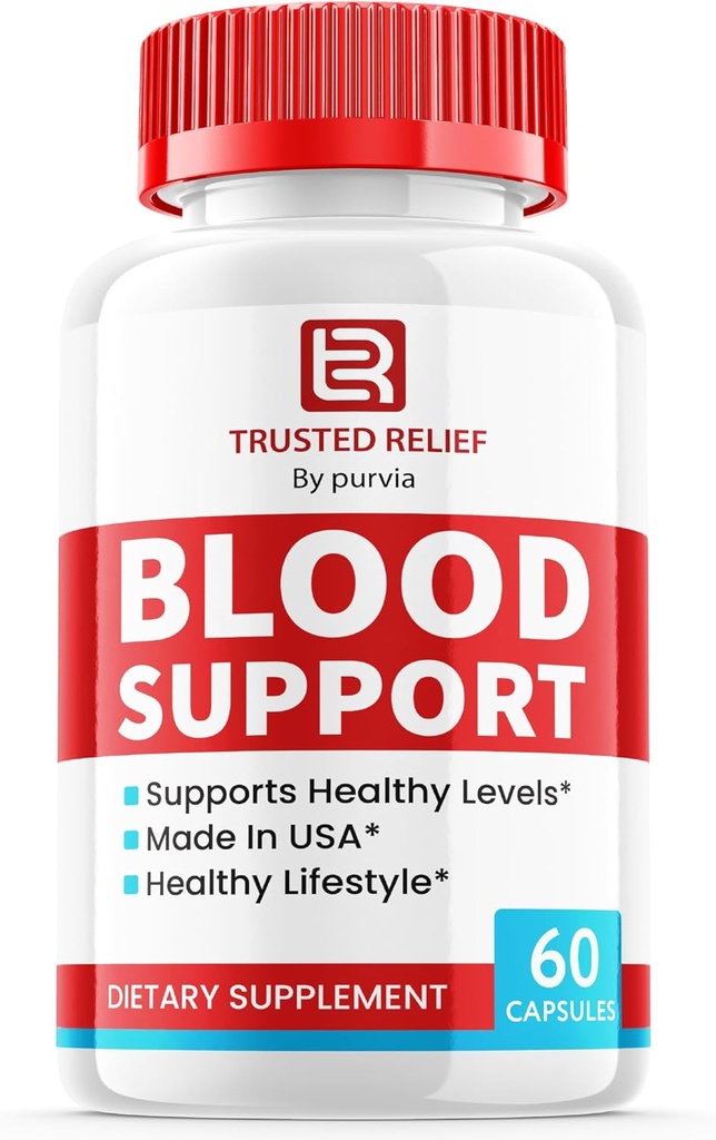 Trusted Relief Blood Support Pills - Official Formula - Trusted Relief Capsules, TrustedRelief Support Capsules, Trusted Relief Advanced Formula Blood Support Vitamin Supplement Maximum (60 Capsules)