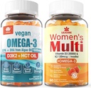 Femmes Multivitamine Gummies Oméga végétalien3 Gummies 1280mg