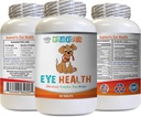Dog Immune Booster - Dog Eye Health - Formule avancée - Avantages Vision - Immune Support - Vitamines pour chien pour la peau et le manteau - 1 bouteille (60 traites)