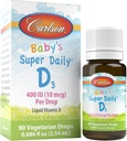 Laboratoires Carlson Super Daily D3 pour bébé, 0.086 Fl oz