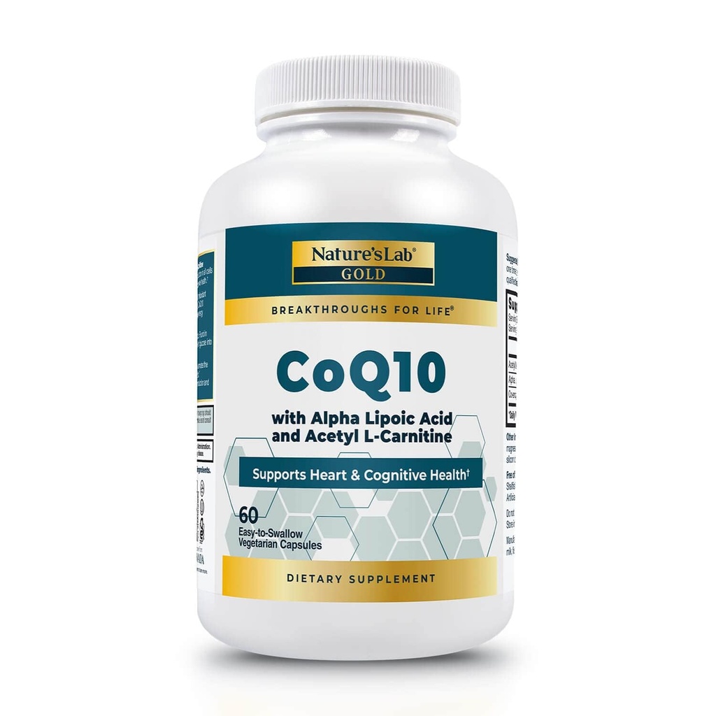 Laboratoire de la nature Gold CoQ10 + acide lipoïque alpha + acétyl L-Carnitine HCl