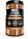 INGRÉDIENTS ORIGINAUX DE PURE Ceylan Cinnamon (730 Capsules) Pas de magnésium ou de poudre de riz, toujours pur, vérifié en laboratoire
